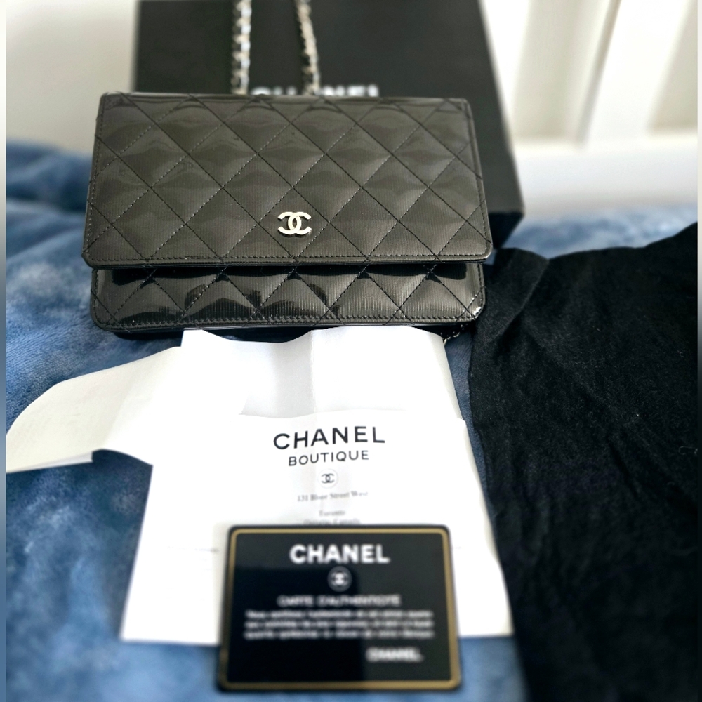 Chanel Black WOC Limitted EDITION in PATENT LEATHER